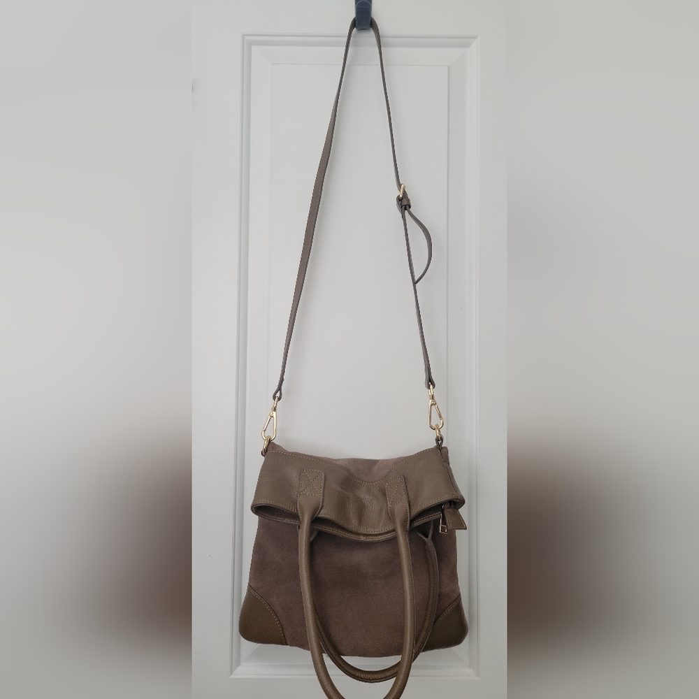 ERICA ANENBERG BROWN SATCHEL